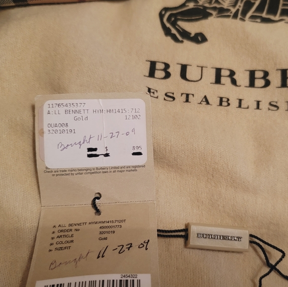 Burberry Prorsum Bennett Gold Coated Canvas Satchel/Boston Bag - Picture 13 of 16